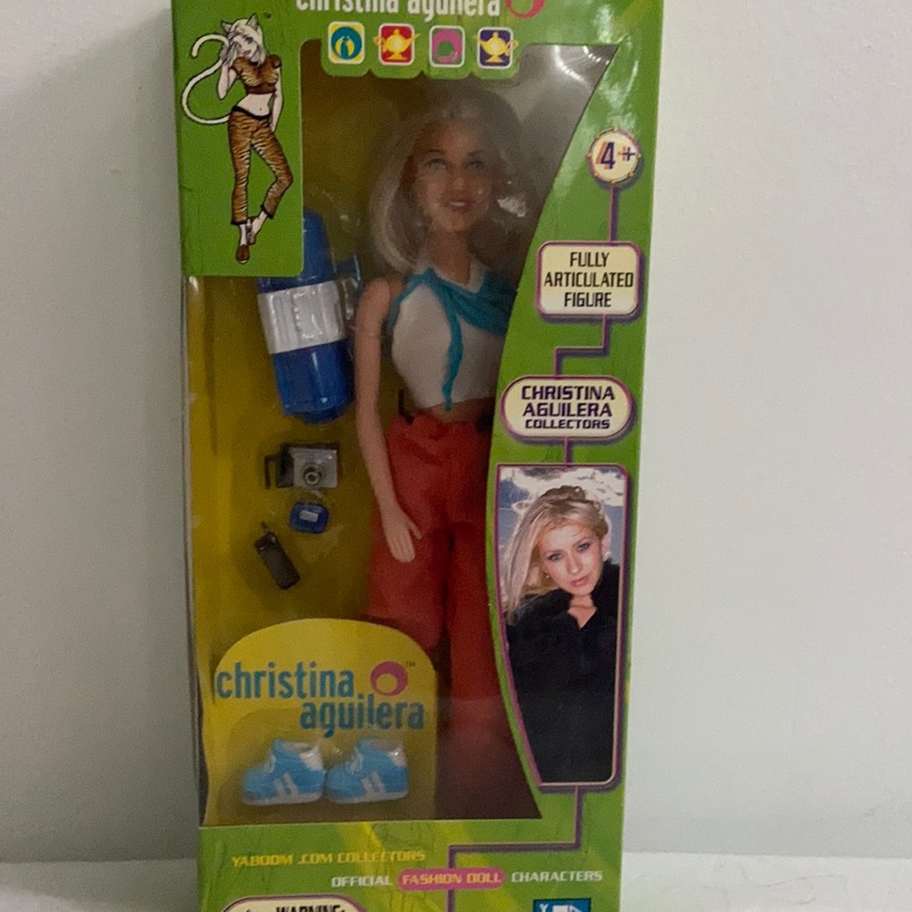 1999 Christina Aguilera Yaboom fashion doll.